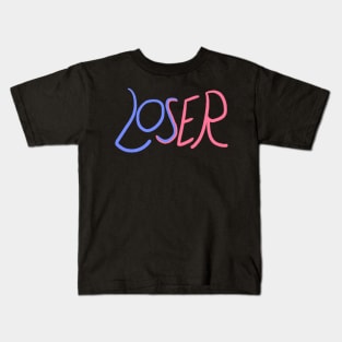 Loser Gradient Design Kids T-Shirt